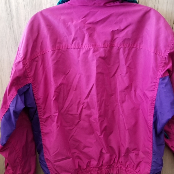 💗Columbia 80's Style Women's Size Windbreaker Jacket - Picture 7 of 16